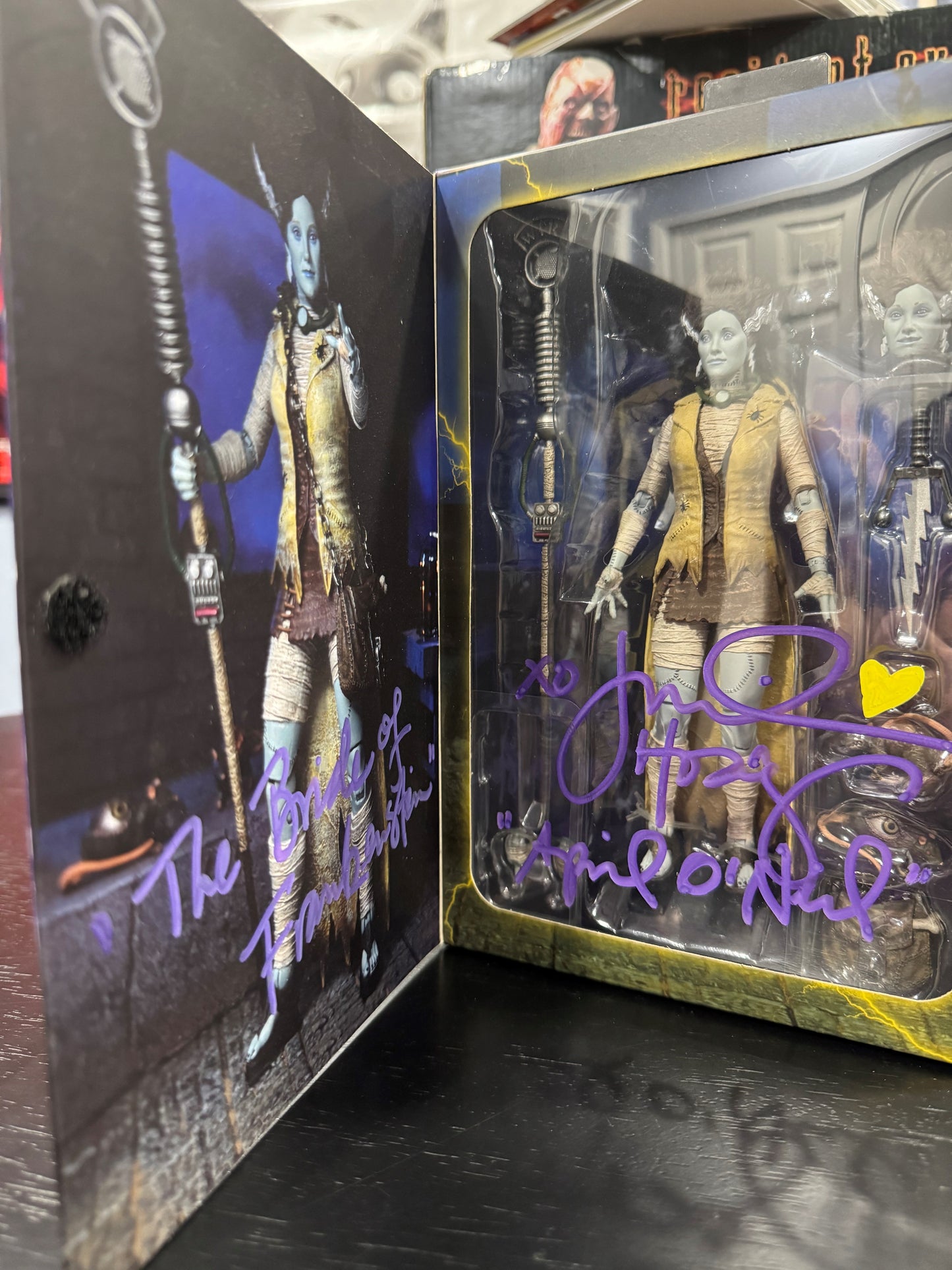 Signed: Universal Monsters x Teenage Mutant Ninja Turtles - April as The Bride of Frankenstein 7” Scale Action Figure
