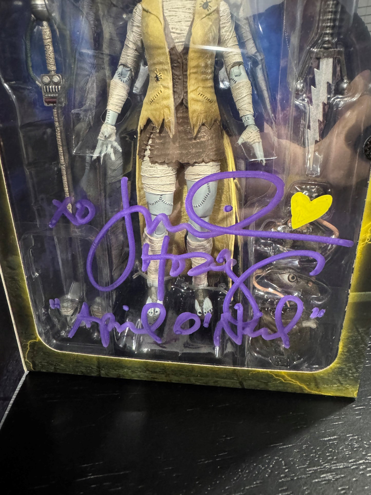 Signed: Universal Monsters x Teenage Mutant Ninja Turtles - April as The Bride of Frankenstein 7” Scale Action Figure