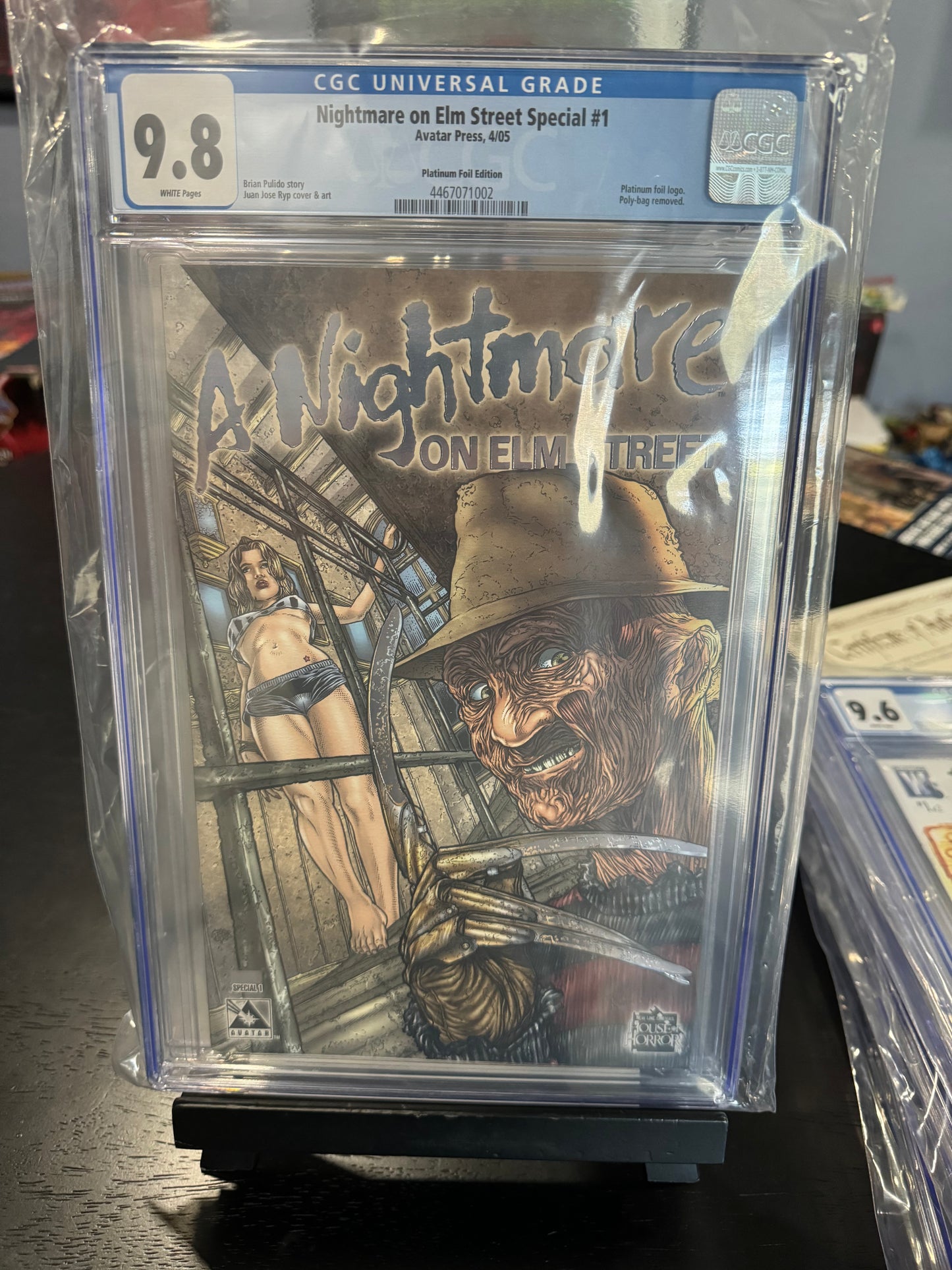 A Nightmare on Elm Street Special #1 Platinum Foil Edition CGC 9.8