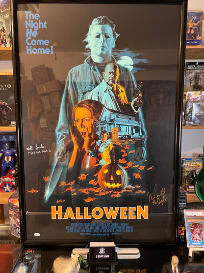 SIGNED Halloween by Paul Mann Ltd Edition /100 Screen Print Poster Art