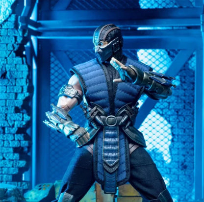 JM toys 1/12 ZK001 Frozen 1:12 Figure SUB ZERO Mortal Kombat 6.5"