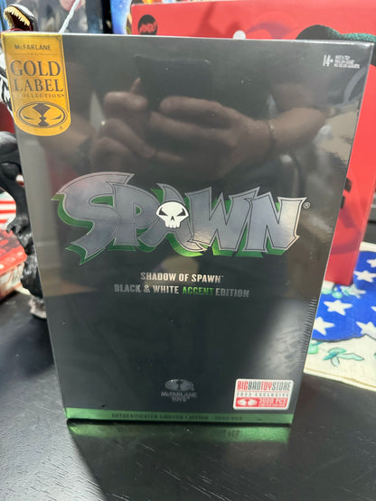 Spawn's Universe Spawn (Shadow of Spawn) BBTS Exclusive Limited Black & White Accent Edition Figure
