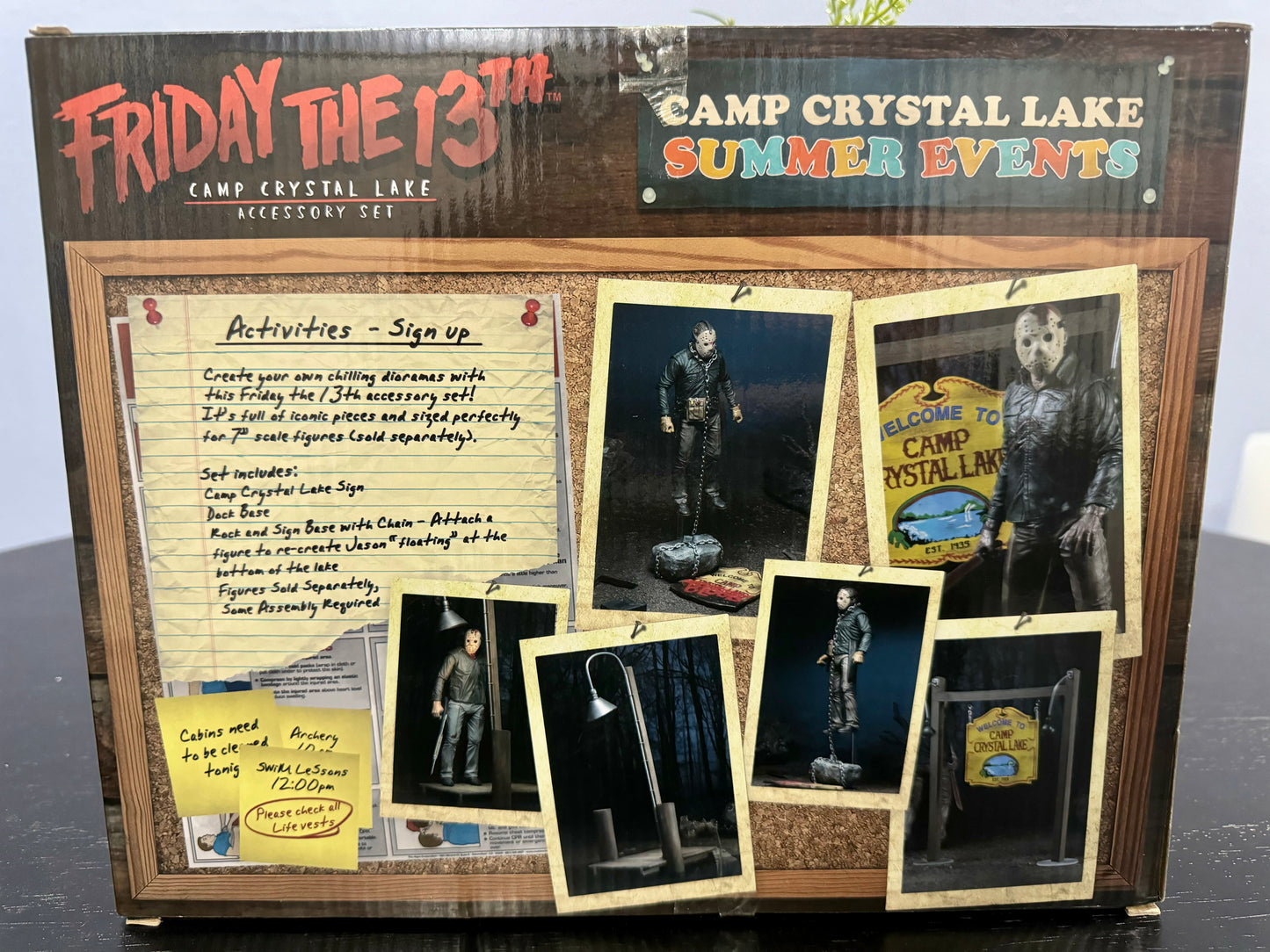 NECA Friday the 13th Camp Crystal Lake Accessory Play Set