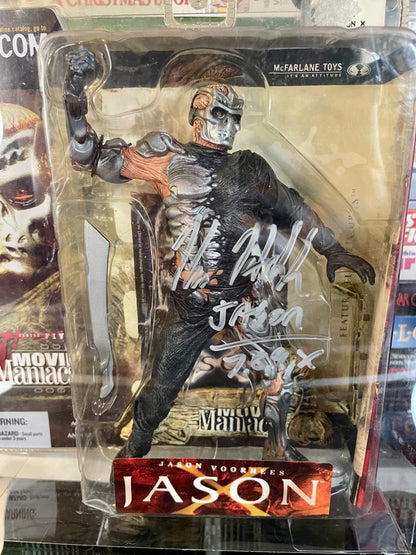 McFarlane Movie Maniacs Jason X Signed By Kane Hodder