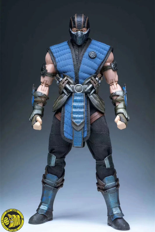 JM toys 1/12 ZK001 Frozen 1:12 Figure SUB ZERO Mortal Kombat 6.5"