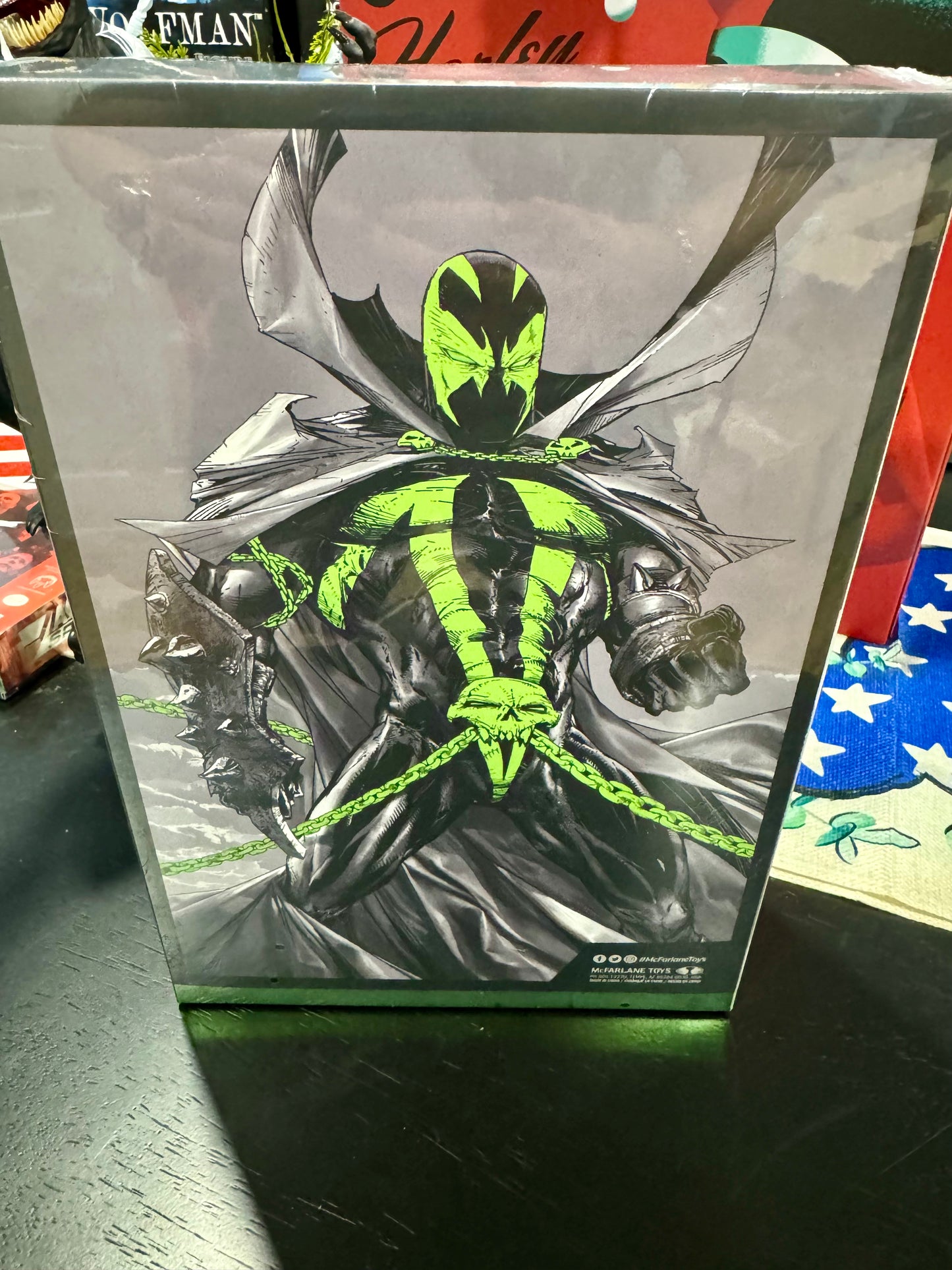 Spawn's Universe Spawn (Shadow of Spawn) BBTS Exclusive Limited Black & White Accent Edition Figure