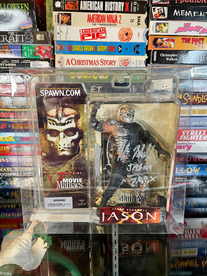 McFarlane Movie Maniacs Jason X Signed By Kane Hodder