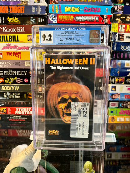 Halloween II VHS MCA 1987 CGC 9.2