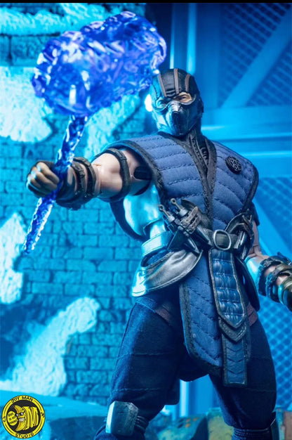JM toys 1/12 ZK001 Frozen 1:12 Figure SUB ZERO Mortal Kombat 6.5"
