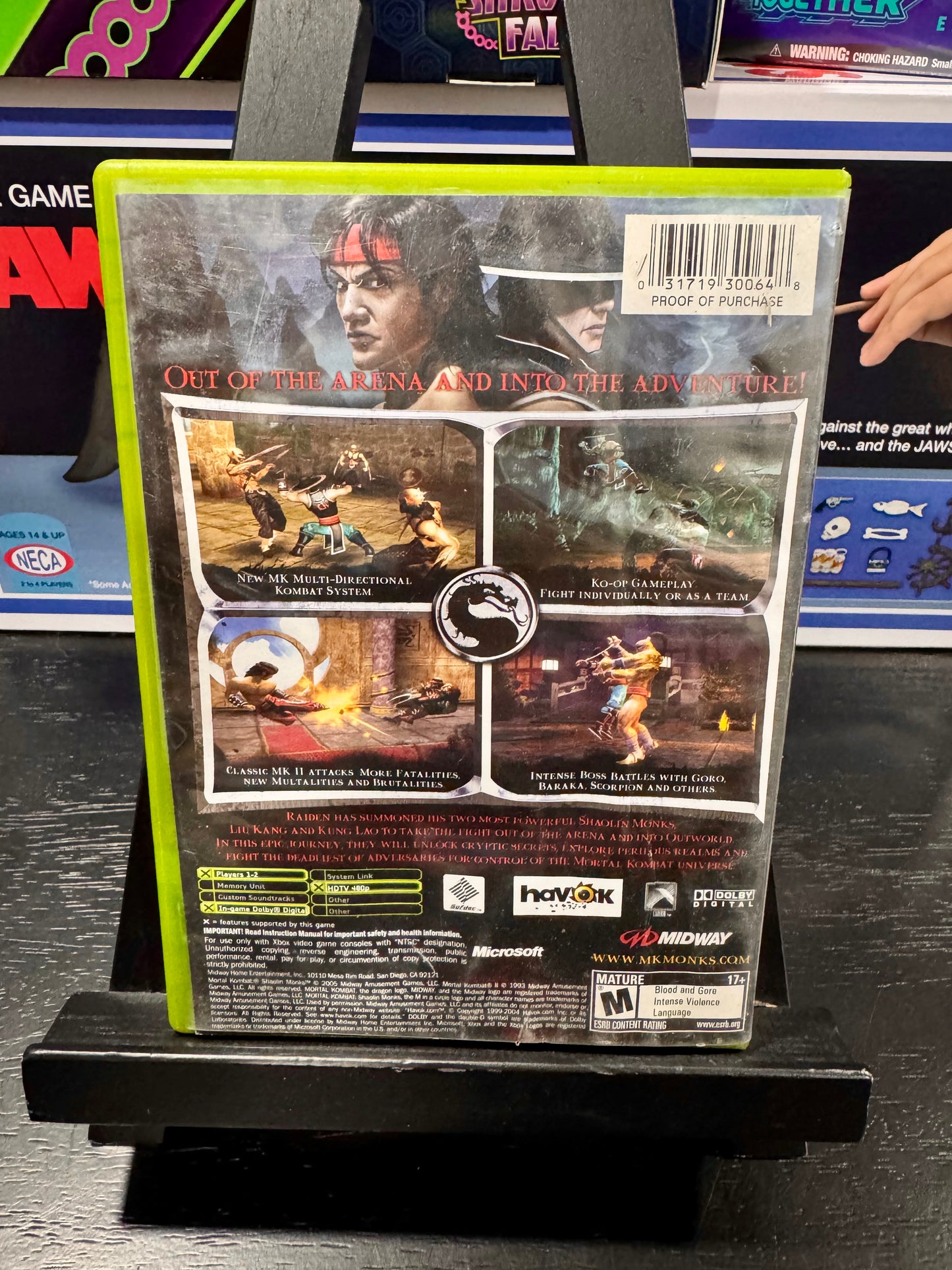 Mortal Kombat Shaolin Monks Xbox