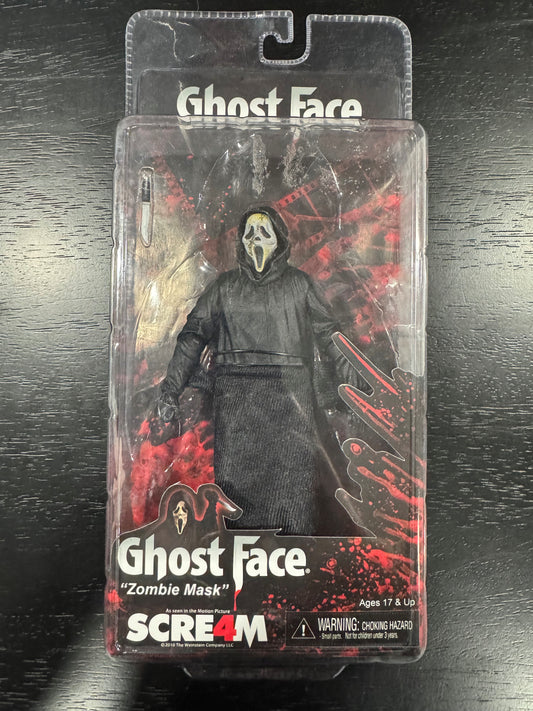 NECA Scream 4 Ghostface Ghost Face Zombie Mask Figure
