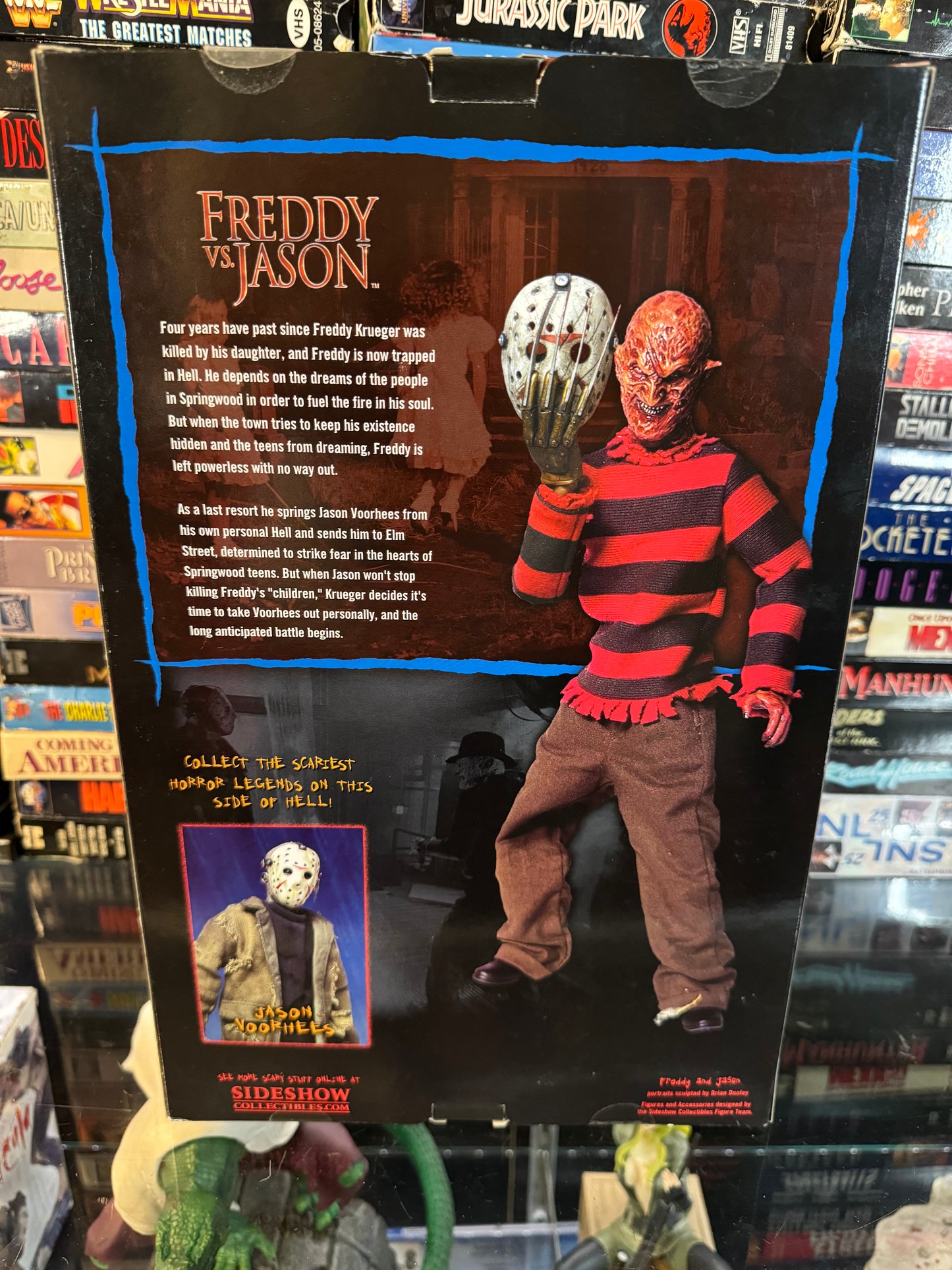 Sideshow Exclusive Freddy VS. Jason Freddy Krueger 12” Collectible Figure