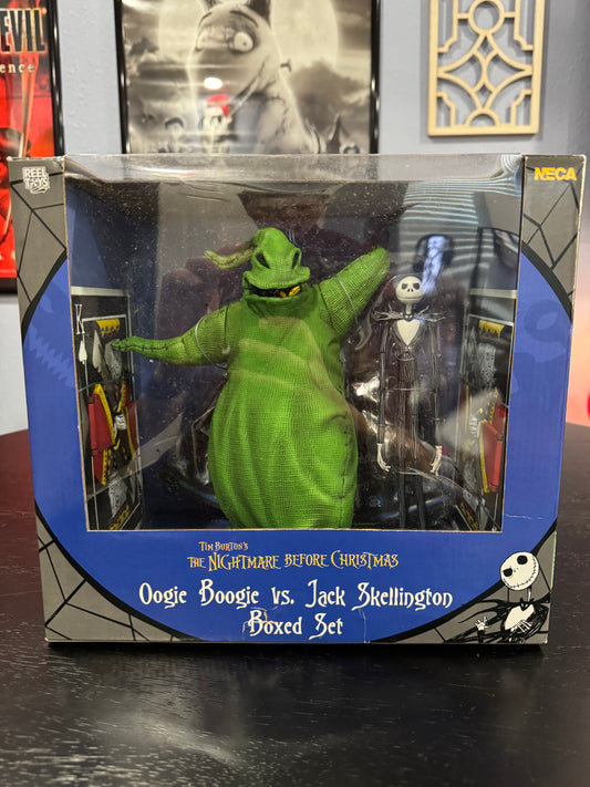 NECA Nightmare Before Christmas Oogie Boogie vs Jack Skellington Boxed Set