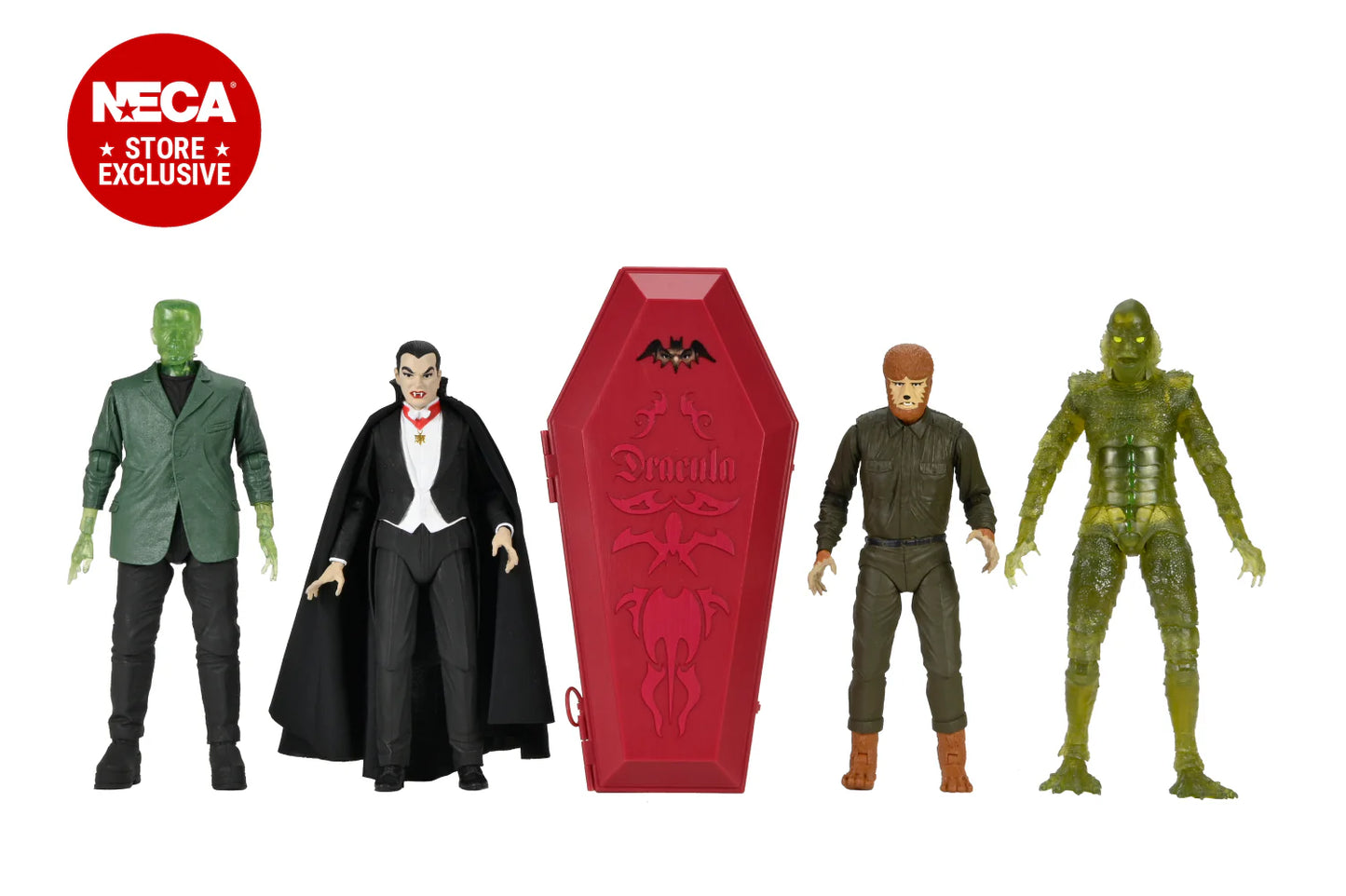 UNIVERSAL MONSTERS - CRYPT CLUB 7” SCALE ACTION FIGURE 4-PACK