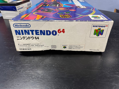 Nintendo 64 Console NUS-S-HA-JPN-1 Japanese Version W/ Expansion Pak, Jumper Pak & Extra Controller