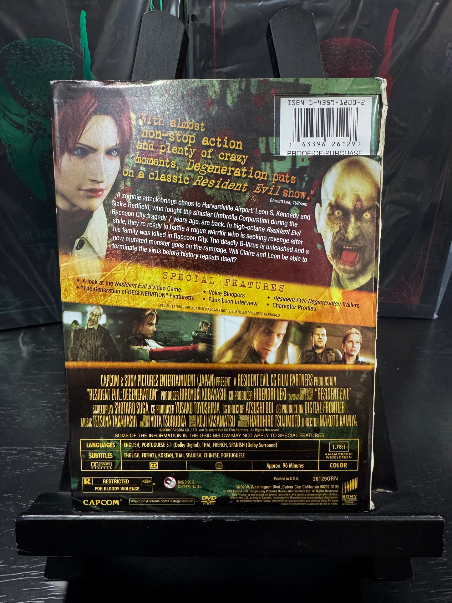 Resident Evil Degeneration DVD