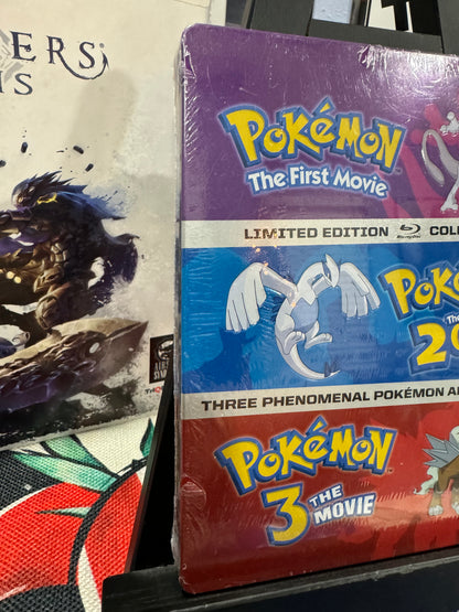 Pokémon The First Movie, Pokemon 2000 & Pokemon 3 The Movie Steelbook