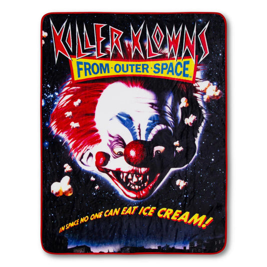 KILLER KLOWNS FROM OUTER SPACE ORIGINAL POSTER RASCHEL THROW BLANKET