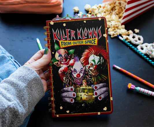 KILLER KLOWNS FROM OUTER SPACE 5-TAB SPIRAL NOTEBOOK WITH 75 SHEETS