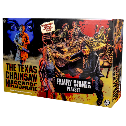 THE TEXAS CHAINSAW MASSACRE (1974) - DINNER SCENE PLAYSET