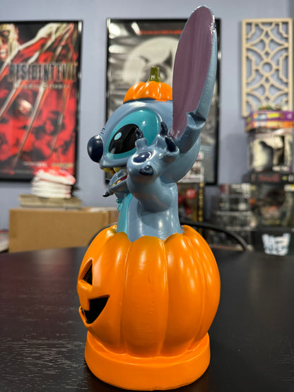 Disney Stitch Pumpkin Jack-O-Lantern Statue