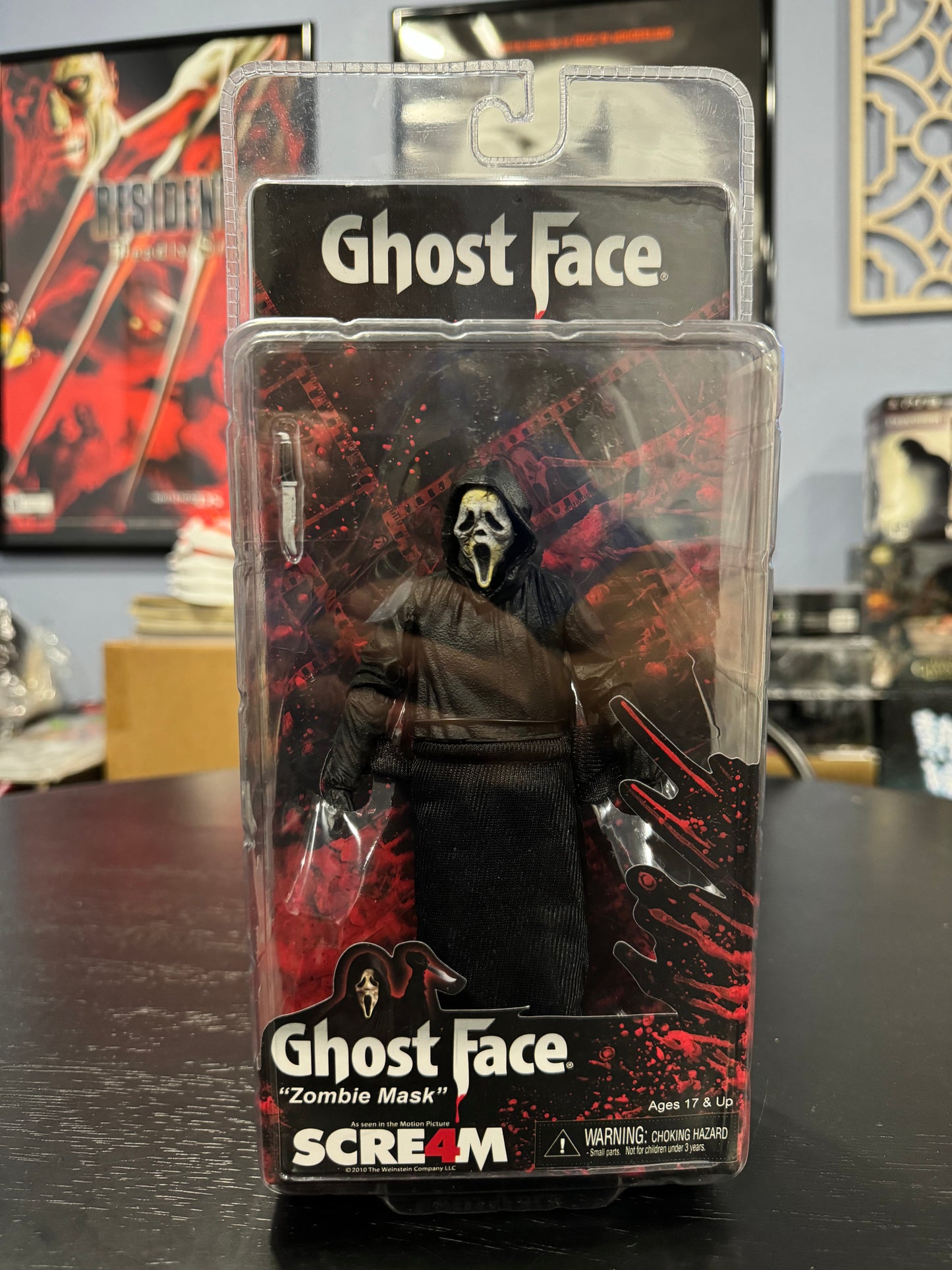 NECA Reel Toys Scream 4 SCRE4M Movie Ghostface “Zombie Mask” Action Figure