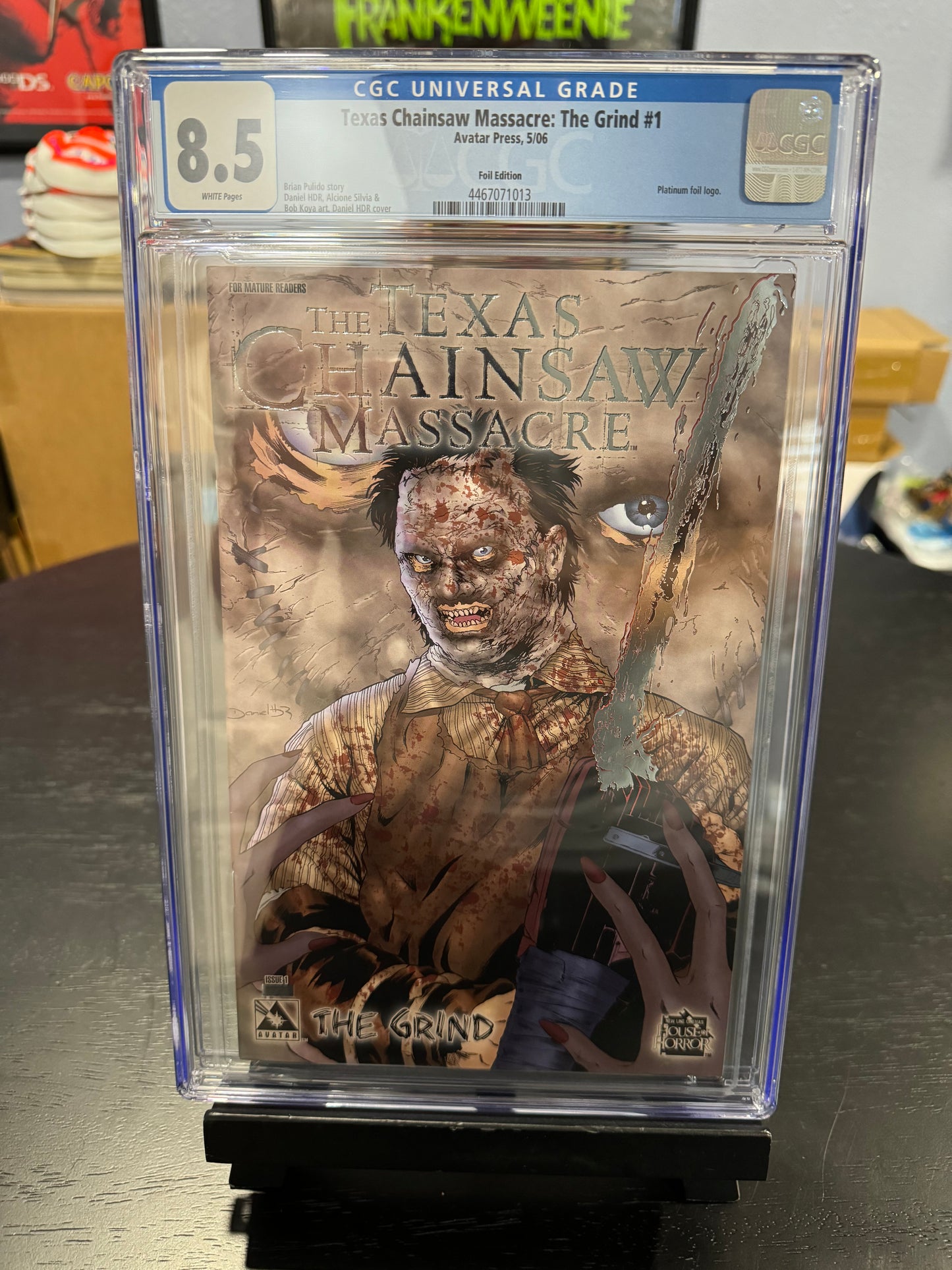 The Texas Chainsaw Massacre: The Grind #1 CGC 8.5 Platinum Foil Edition