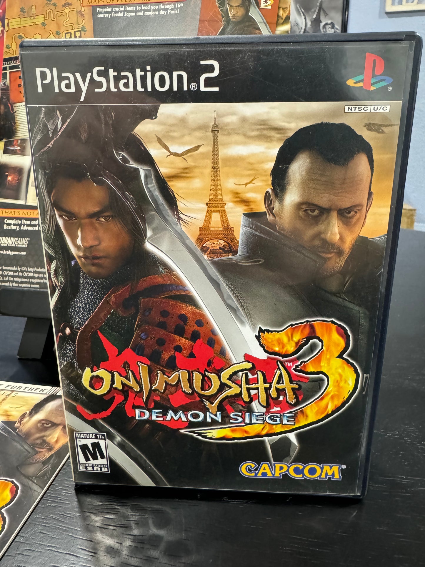 Onimusha 3 Demon Siege PS2 Video Game & BRADYGAMES Strategy Guide