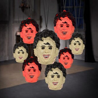 The Texas Chainsaw Massacre String lights 8-Count Flickering LED Battery-operated Red Halloween Lights