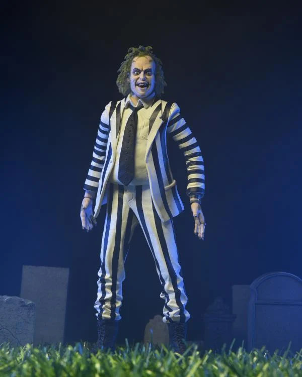 Beetlejuice (Black and White Suit) Action Figure