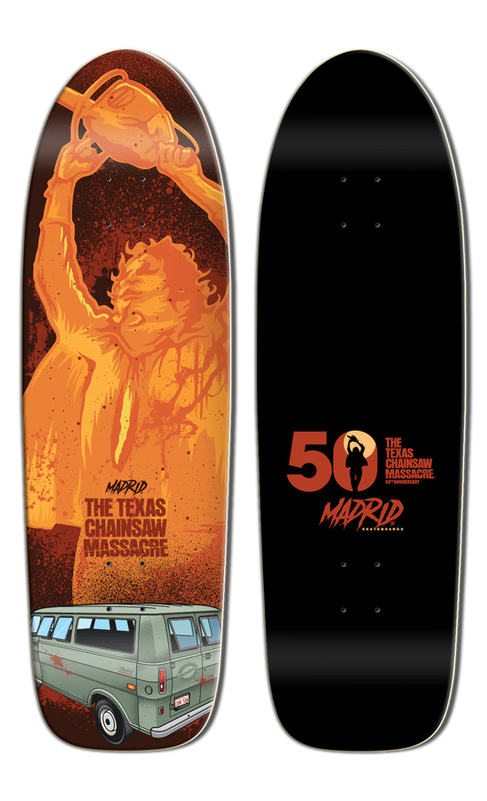 TCM SUNBURN SKATE DECK