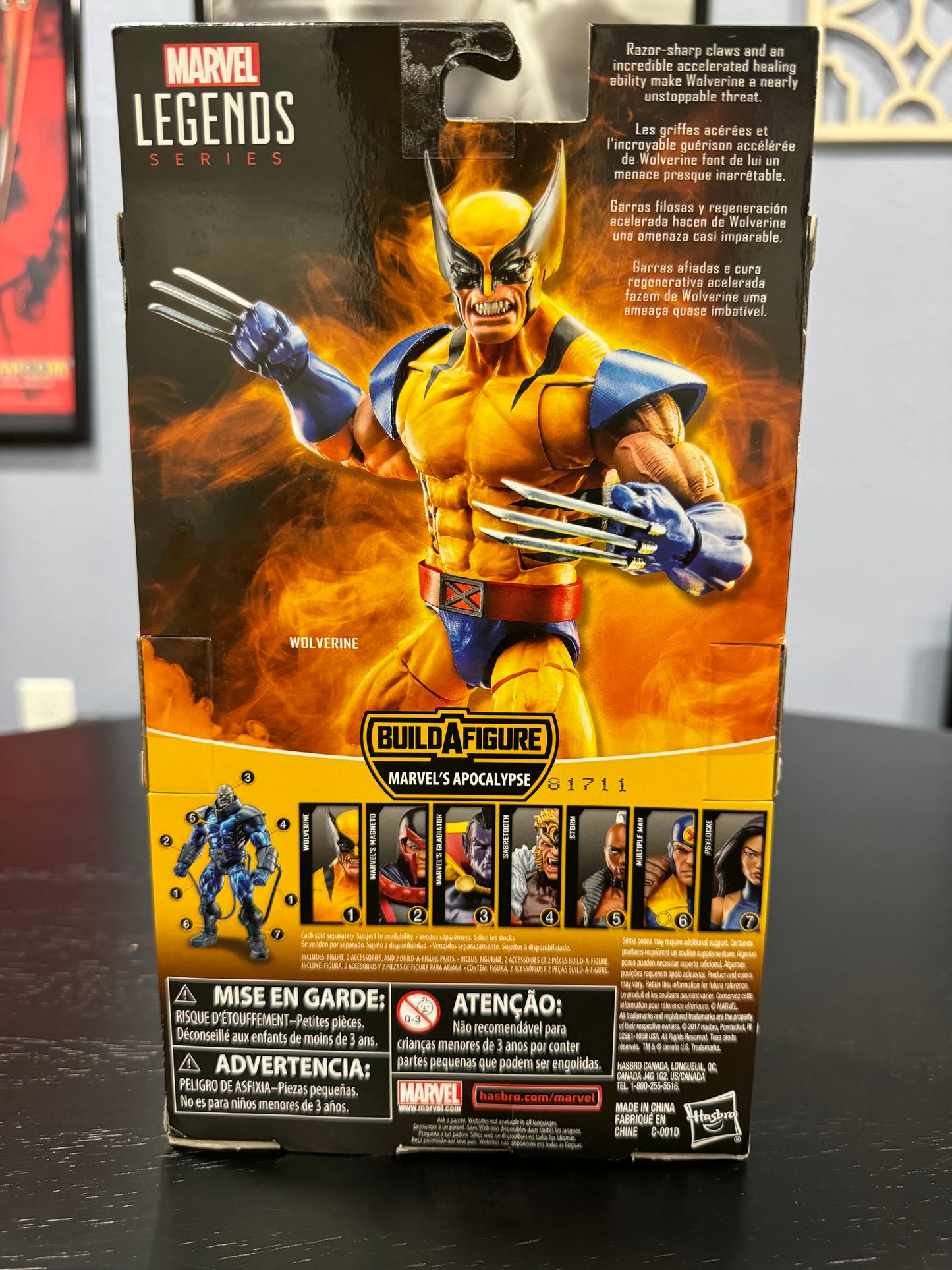 Marvel Legends Wolverine X-Men 6” Action Figure - Marvel’s Apocalypse BAF Wave