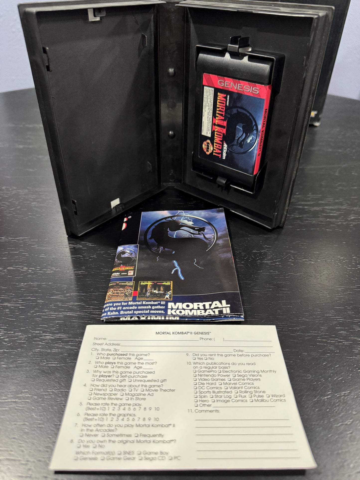 Mortal Kombat II Sega Genesis