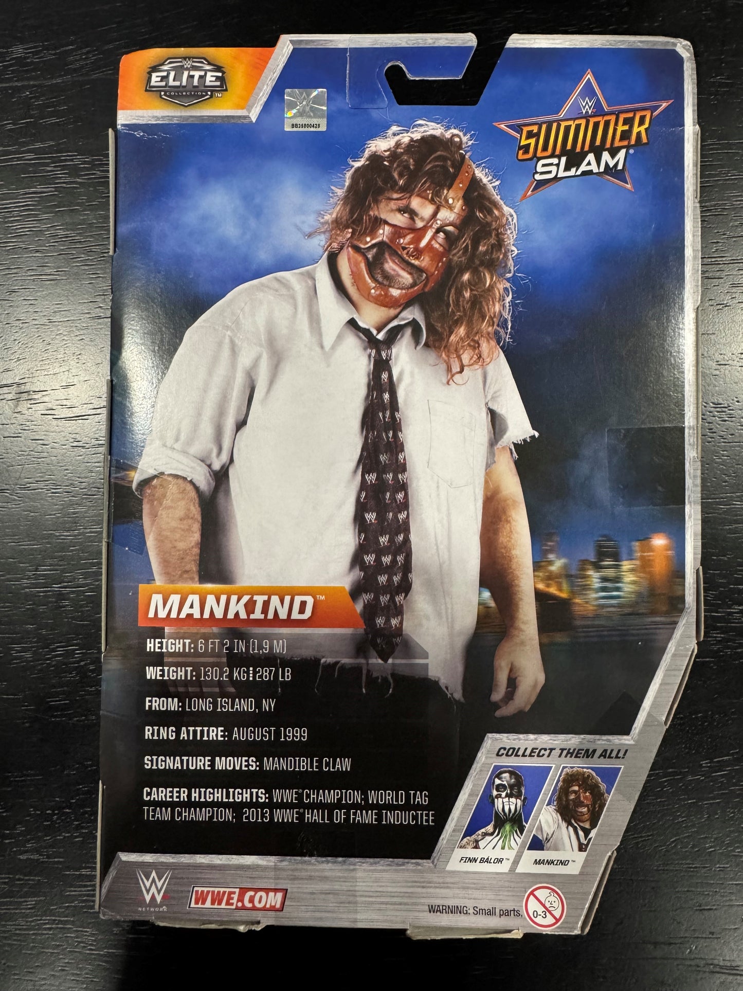 Signed WWE Elite Collection Summerslam Mankind Figure
