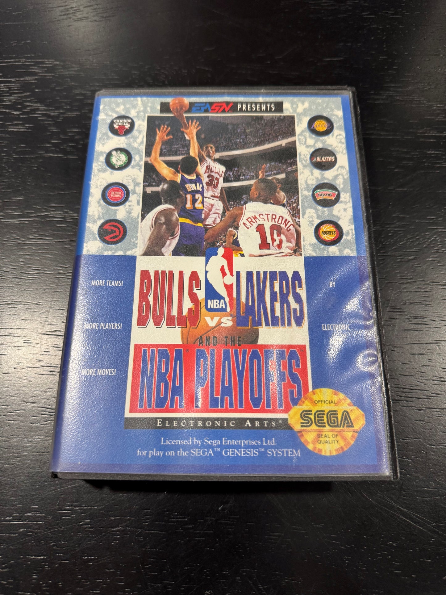 Bulls vs Lakers and the NBA Playoffs Sega Genesis
