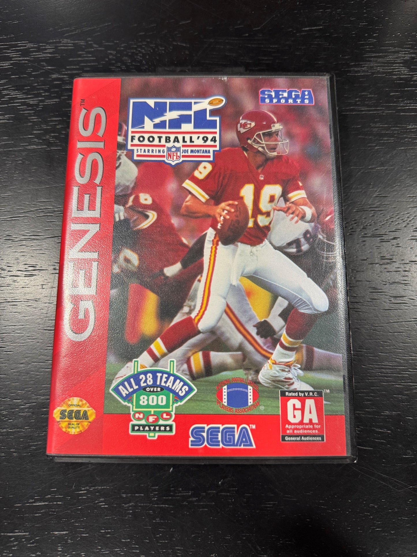 NFL Football '94 Starring Joe Montana Sega Genesis