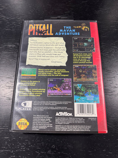 Pitfall Mayan Adventure Sega Genesis