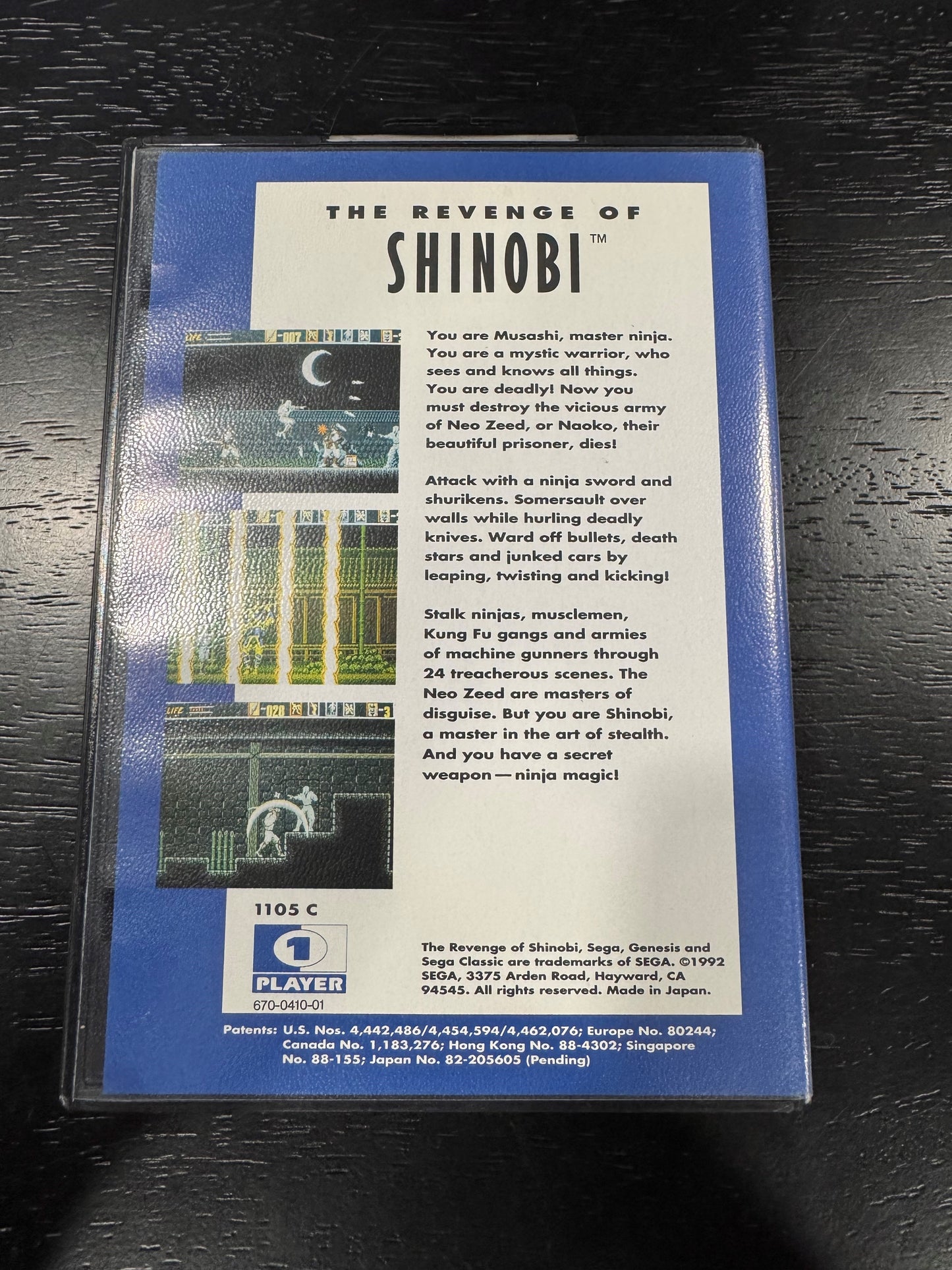 The Revenge of Shinobi [Sega Classic] Sega Genesis
