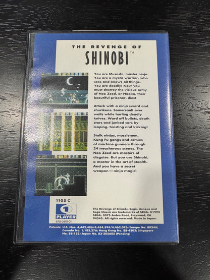 The Revenge of Shinobi [Sega Classic] Sega Genesis