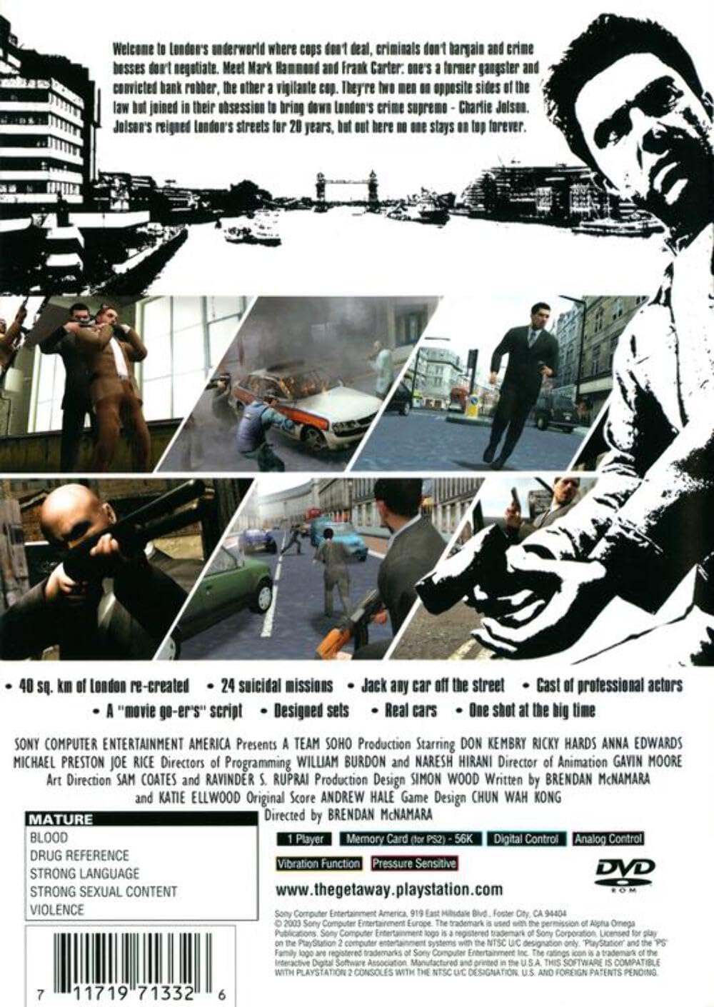 The Getaway PlayStation 2