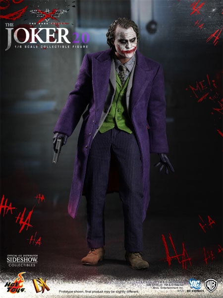 HOT TOYS DX11 JOKER 2.0 The Dark Knight 1/6 Figure Sideshow Exclusive