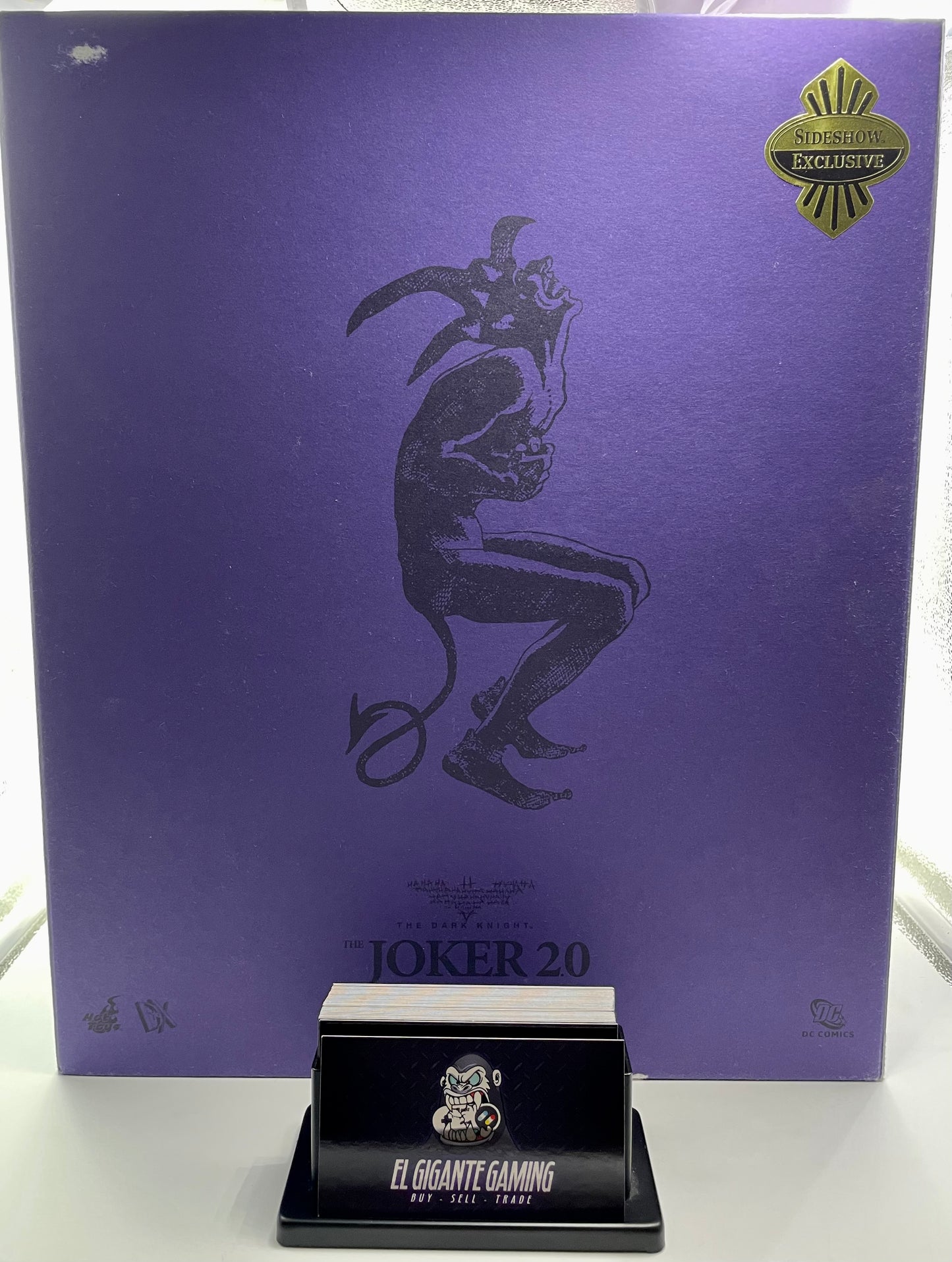 HOT TOYS DX11 JOKER 2.0 The Dark Knight 1/6 Figure Sideshow Exclusive