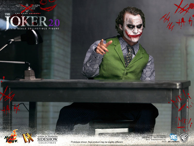 HOT TOYS DX11 JOKER 2.0 The Dark Knight 1/6 Figure Sideshow Exclusive