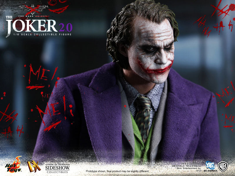 HOT TOYS DX11 JOKER 2.0 The Dark Knight 1/6 Figure Sideshow Exclusive