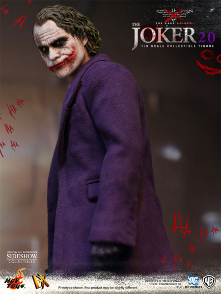 HOT TOYS DX11 JOKER 2.0 The Dark Knight 1/6 Figure Sideshow Exclusive