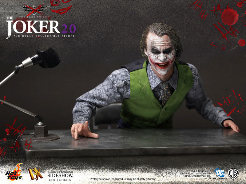 HOT TOYS DX11 JOKER 2.0 The Dark Knight 1/6 Figure Sideshow Exclusive