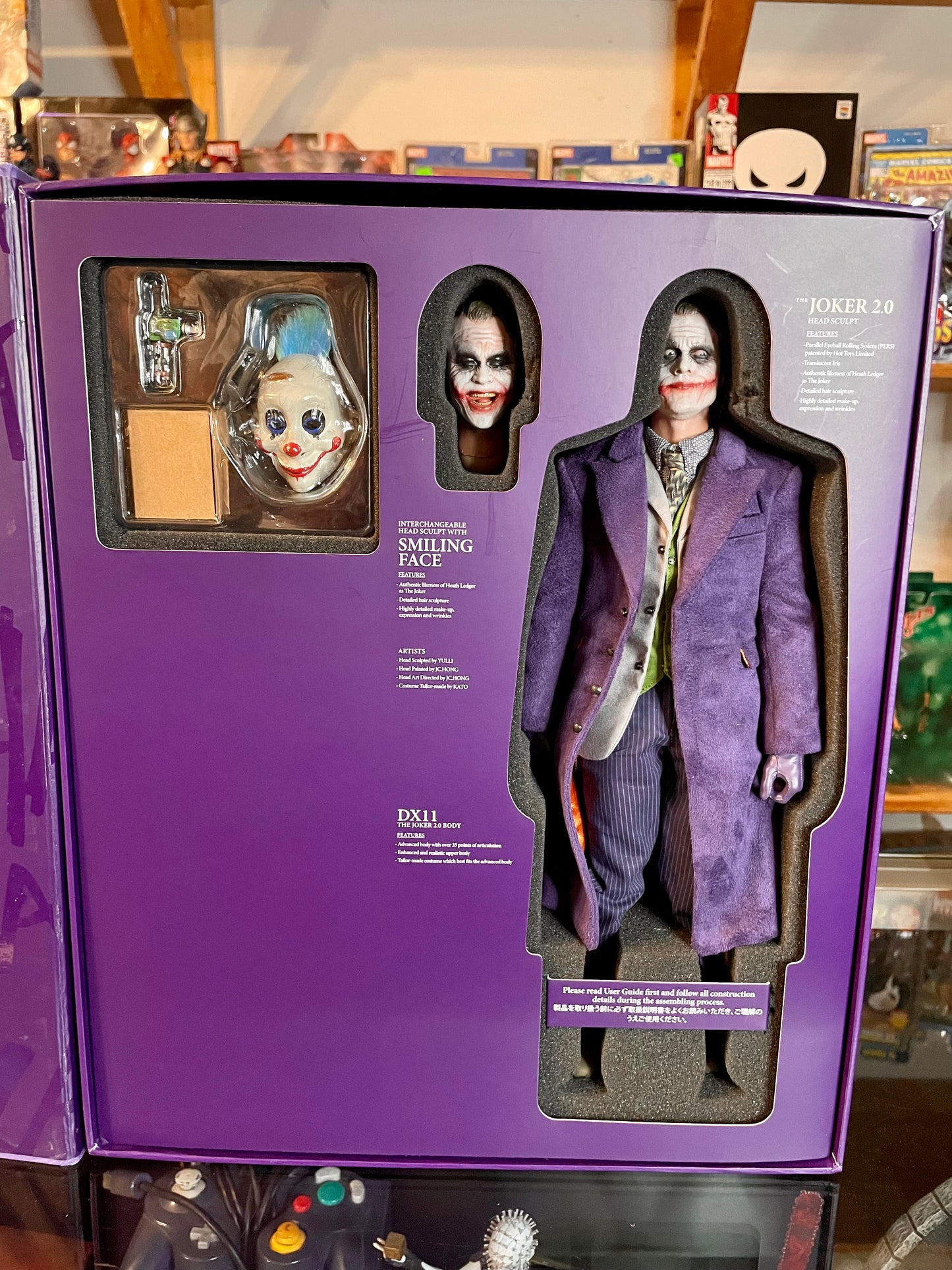 HOT TOYS DX11 JOKER 2.0 The Dark Knight 1/6 Figure Sideshow Exclusive