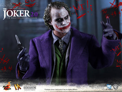 HOT TOYS DX11 JOKER 2.0 The Dark Knight 1/6 Figure Sideshow Exclusive