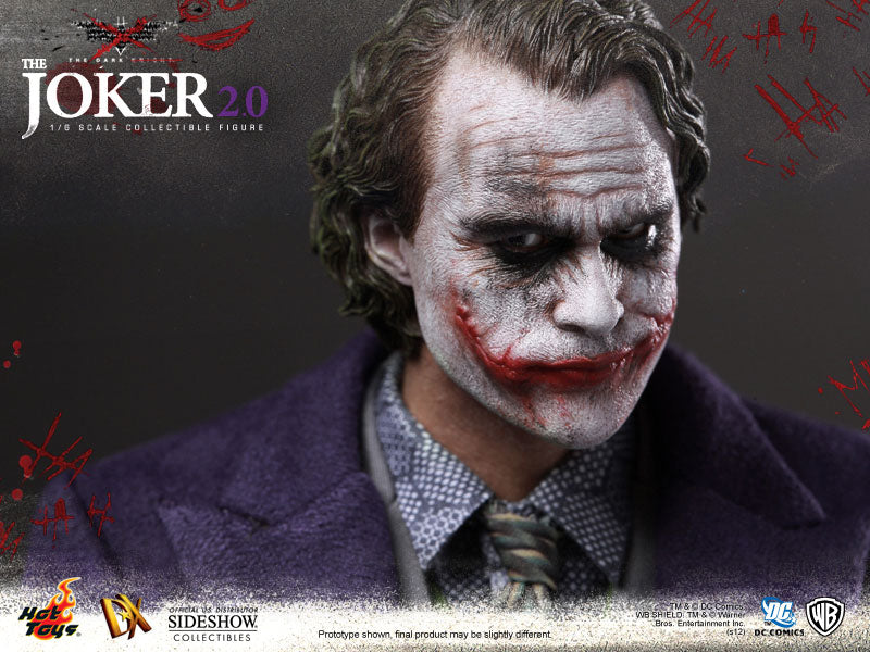 HOT TOYS DX11 JOKER 2.0 The Dark Knight 1/6 Figure Sideshow Exclusive