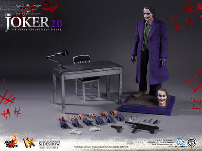 HOT TOYS DX11 JOKER 2.0 The Dark Knight 1/6 Figure Sideshow Exclusive